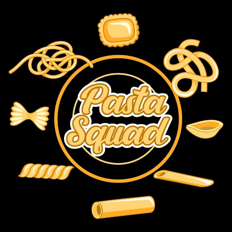 Pasta Squad Noodles Italian Spaghetti Chef