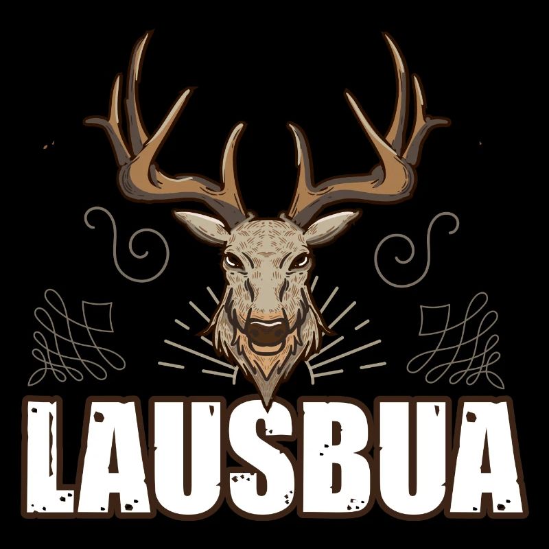 Lausbua Hirsch Lederhosen