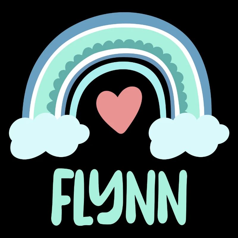 Flynn Name Regenbogen Baby