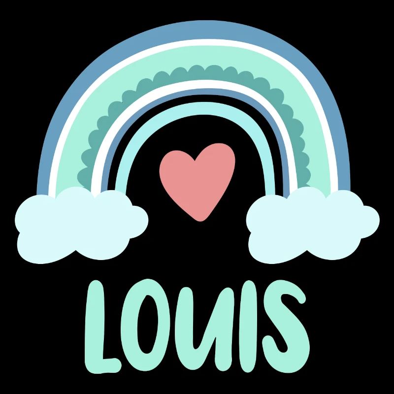 Louis Name Rainbow Baby