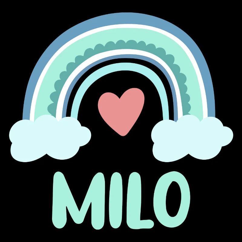 Milo Nom Rainbow Baby