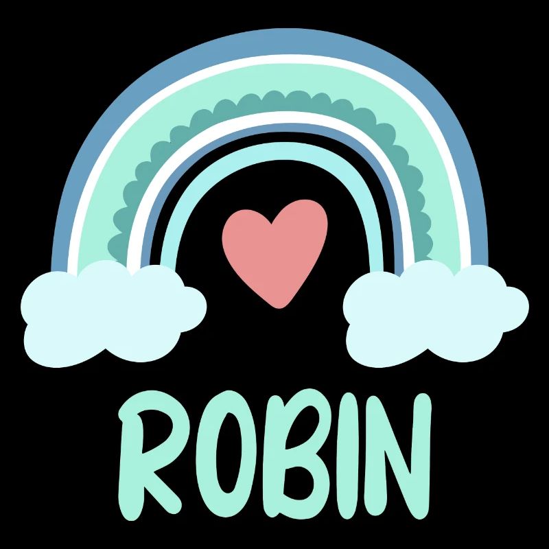 Robin Name Regenbogen Baby