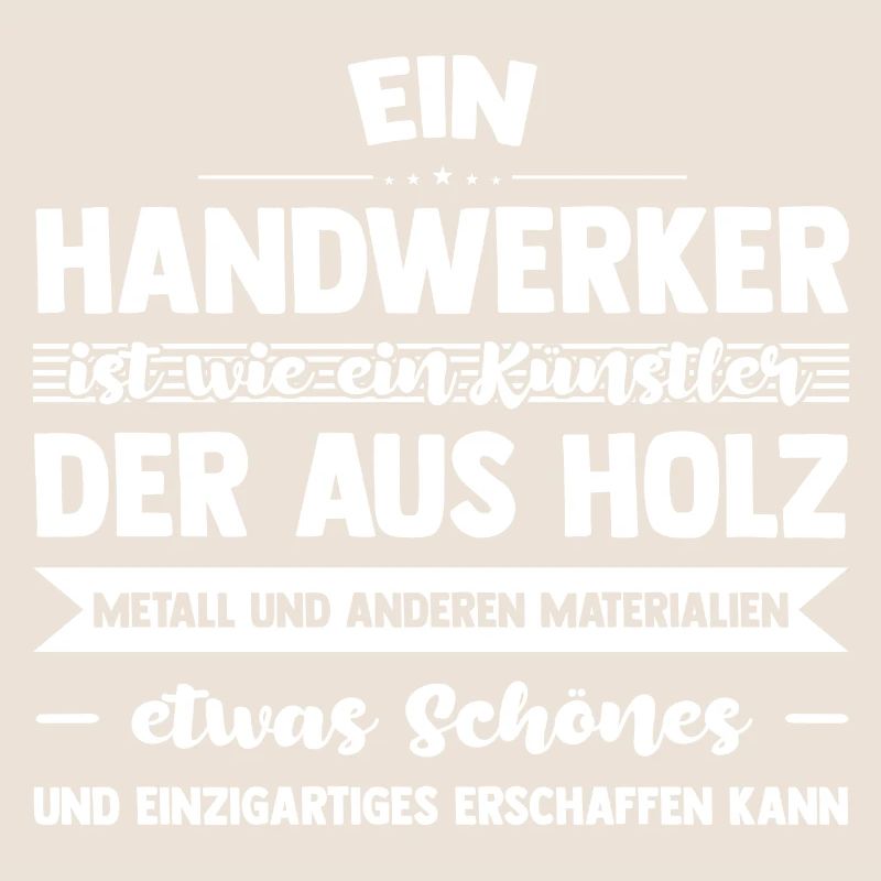 Handwerker Beruf Werkstatt Geschenk