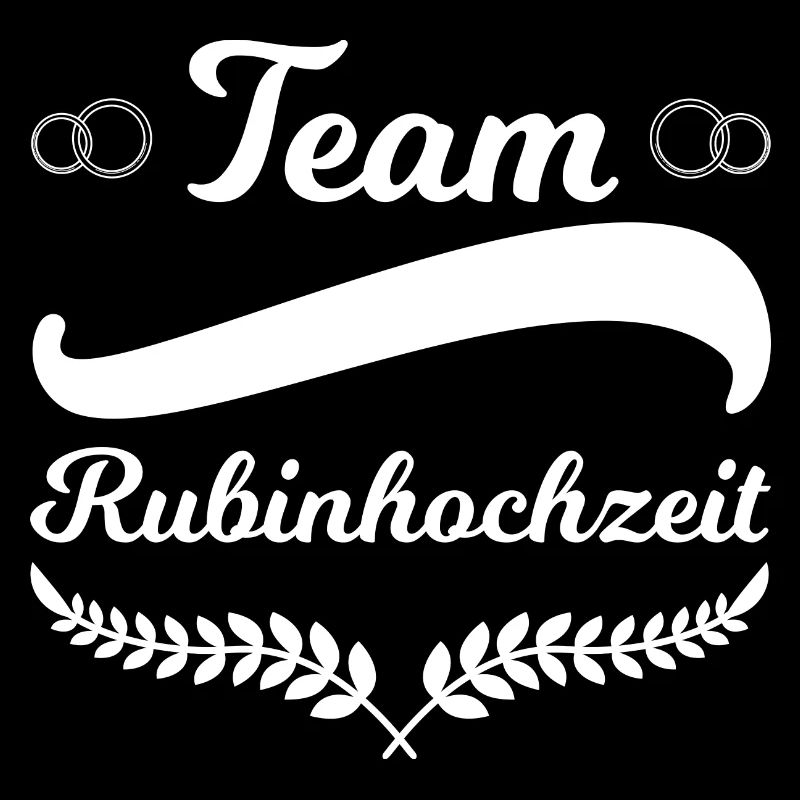 40. Hochzeitstag Ehepaar Rubinhochzeit Geschenk