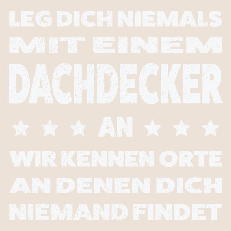 Dachdecker Beruf Dachdeckerei Geschenk
