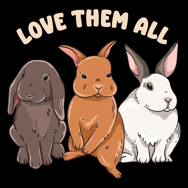 Cute rabbit design for bunny owners