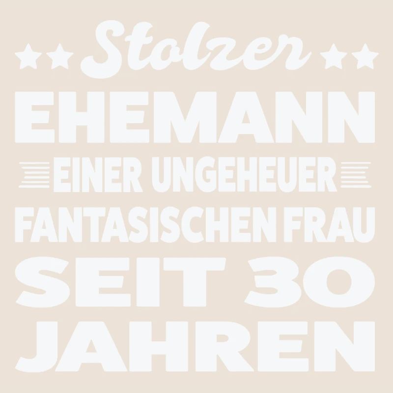 30 Jahre Ehe Ehemann Perlenhochzeit Geschenk