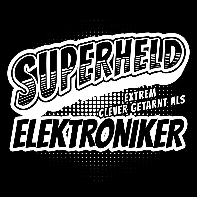Superheld, clever getarnt als Elektroniker