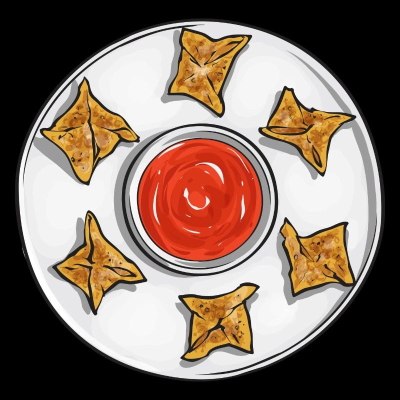 Krabben Rangoon Crabe Rangoon