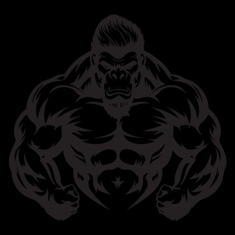 Arène Gorilla Muscles Beast