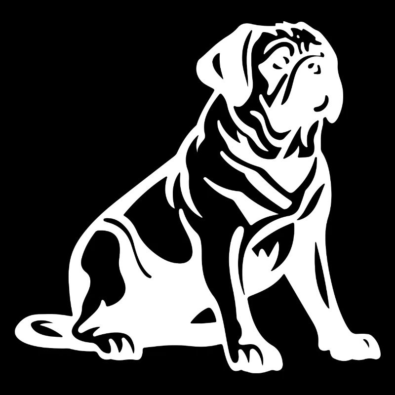 Pug Hund Silhouette