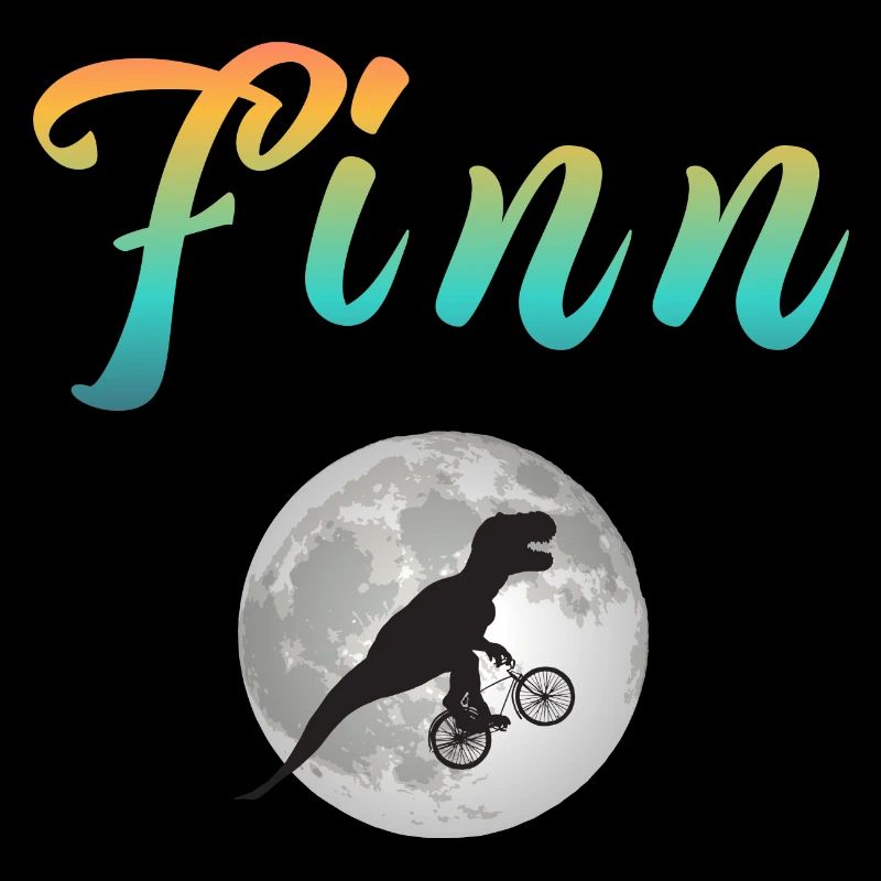 FINN - Beautiful boy name with dinosaur