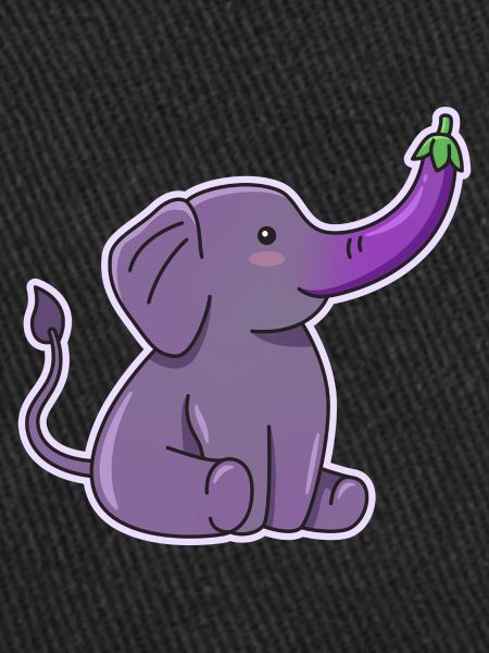 conception d’aubergine éléphant pour