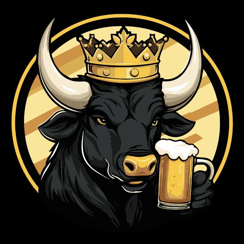Bande dessinée de bière Bull