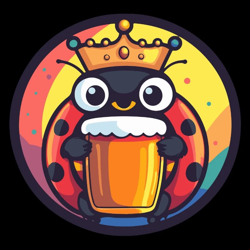 Marienkäfer Bier Comic