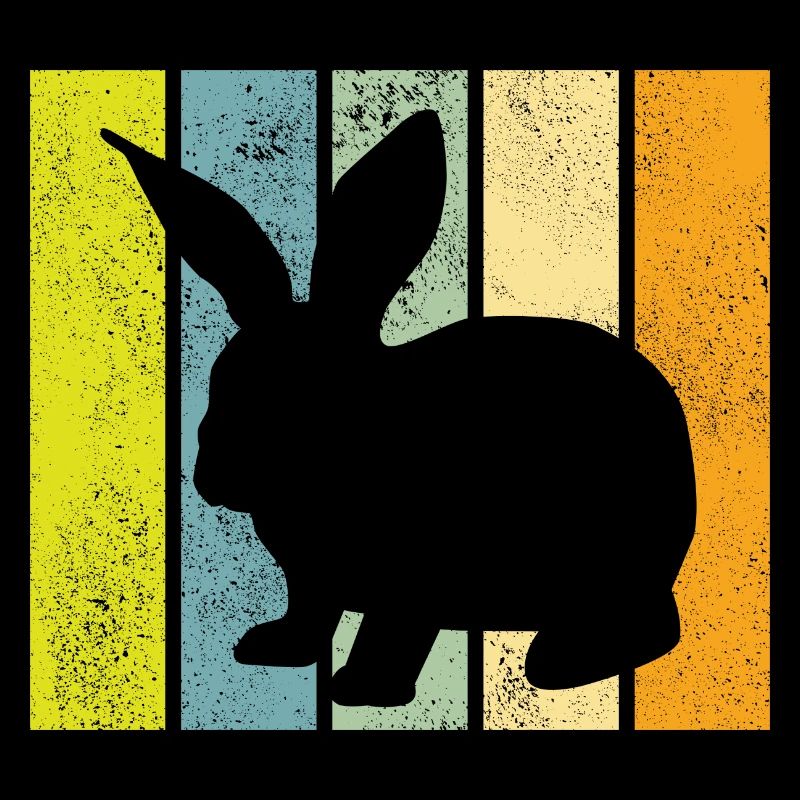 Lapin lapin rétro lapin de Pâques cadeau