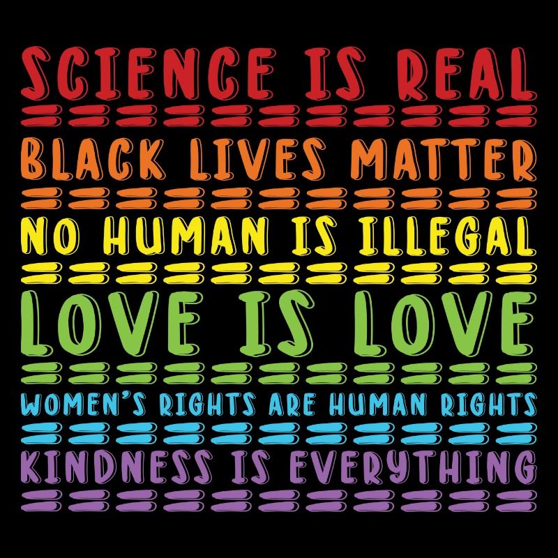 Science Is Real Black Lives Matter LGBT