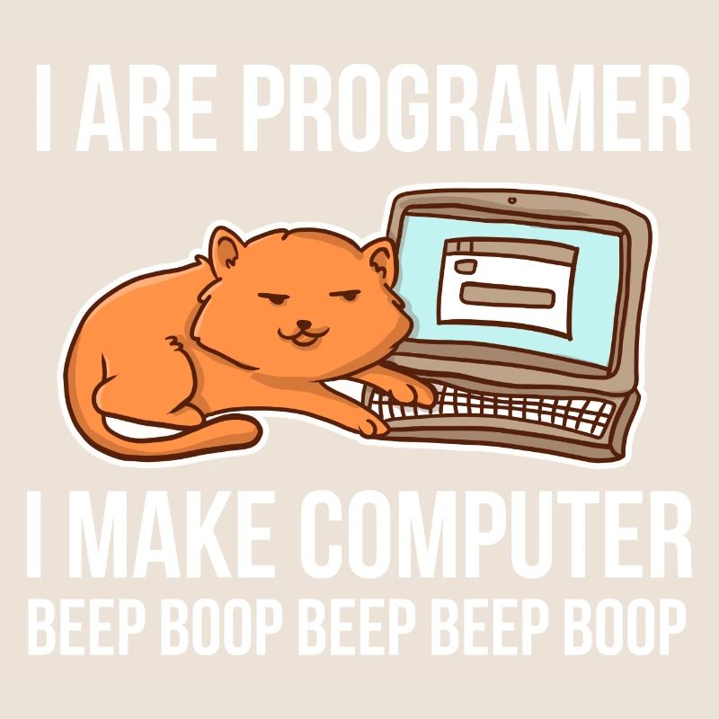 Programmeur-chat-humour pour coder et
