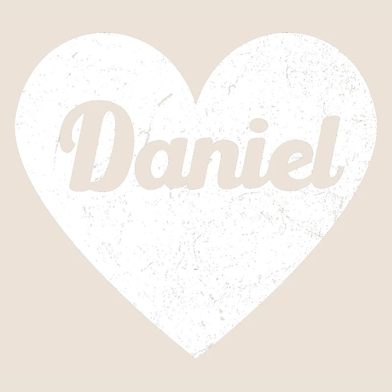 Daniel First Name Gift Idea Heart Love I Love