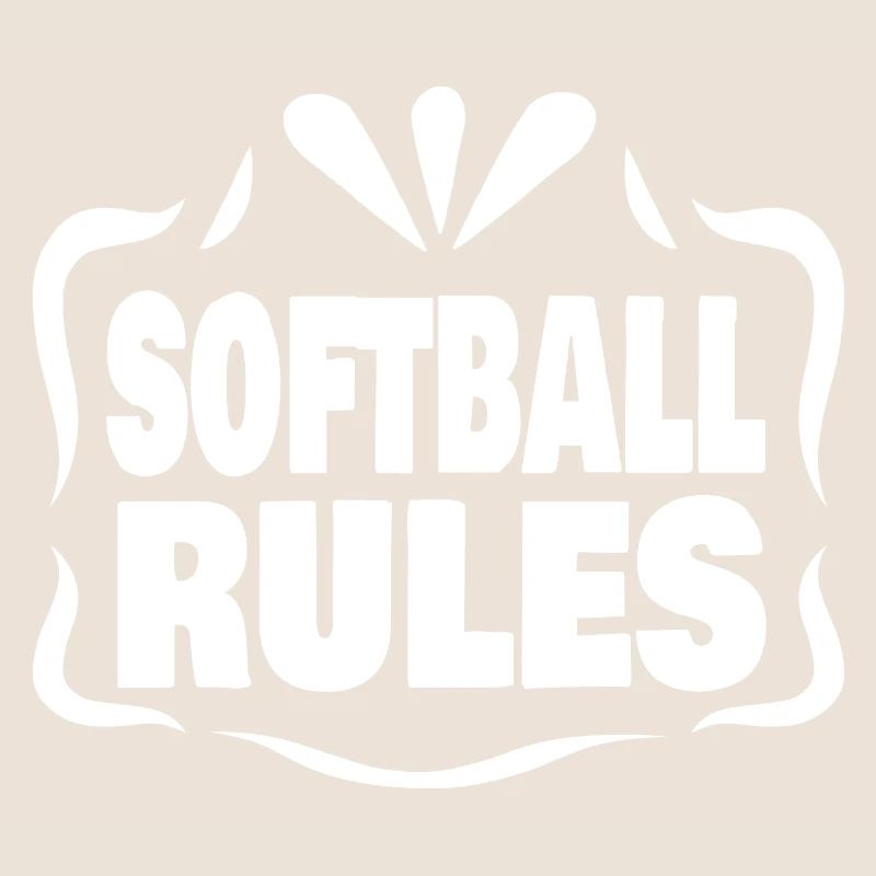 Parfait parce que les règles du softball
