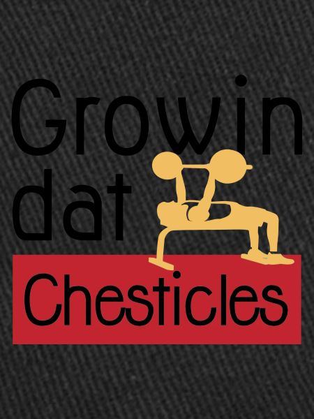 Benchpress Powerlifter Growing Chesticles Ironic