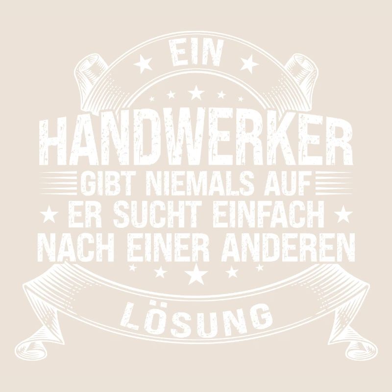 Handwerker Beruf Heimwerker Geschenk