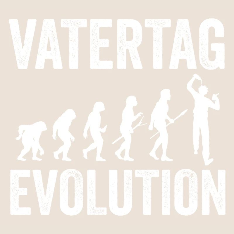 Vater Evolution Vatertag Papa