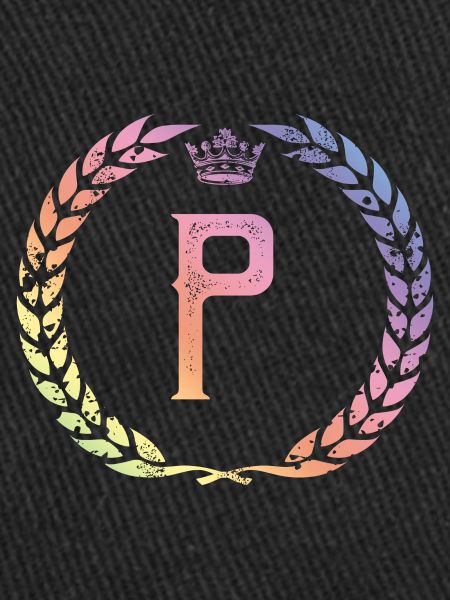 P letter wreath