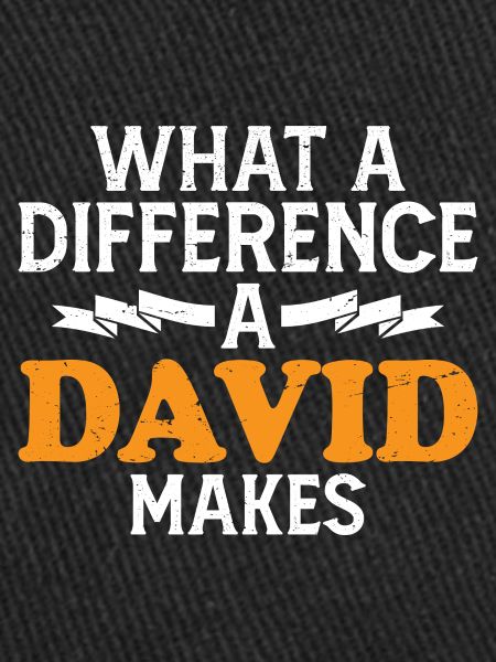 Quelle différence un David fait