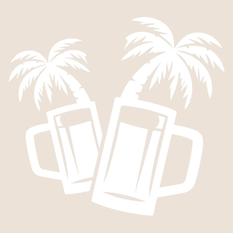 Bier Strand Palmen