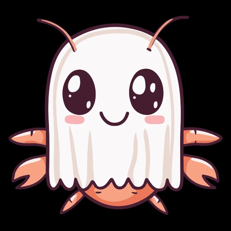 Lobster Crab Halloween Funny Ghost