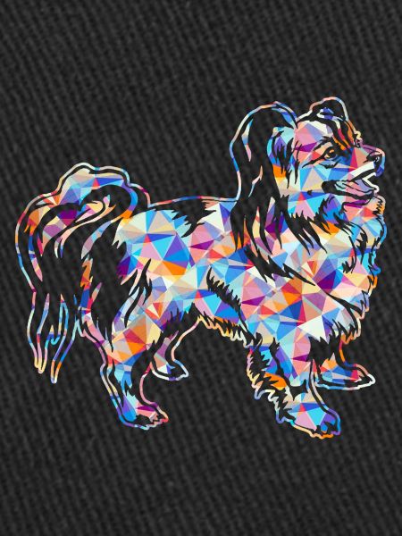 Papillon Dog Geometric