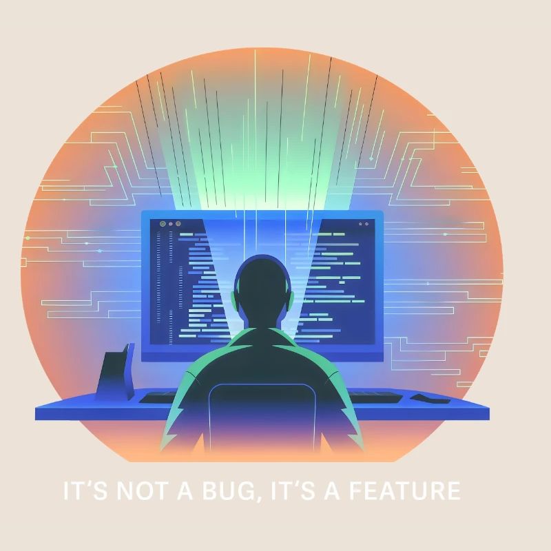 its not a bug its a feature Programmierer Software