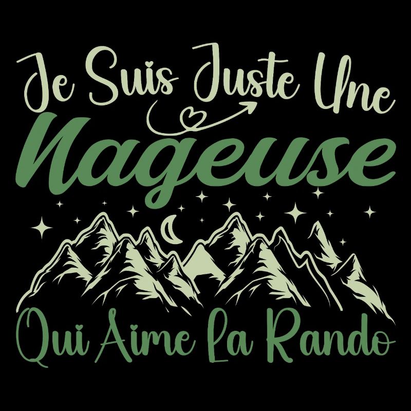 Nageuse aventurier passionnée de Randonnée cadeau