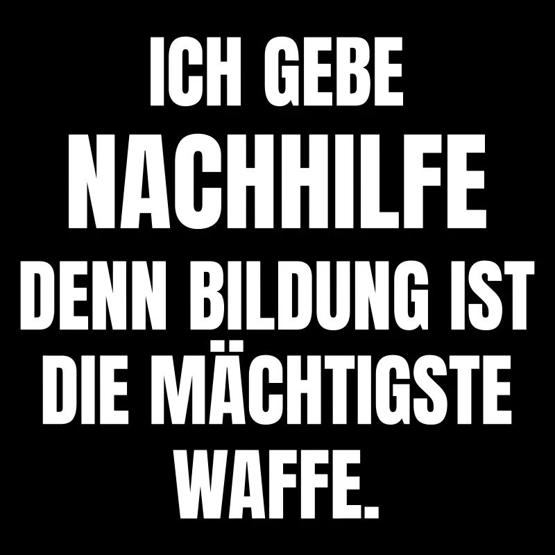 Ich gebe Nachhilfe.
