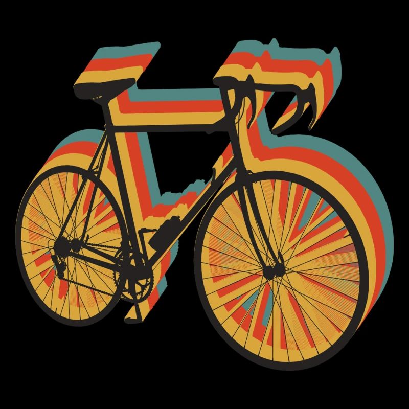 Rétro Vintage Vélo Vélo De Course Vélo de course
