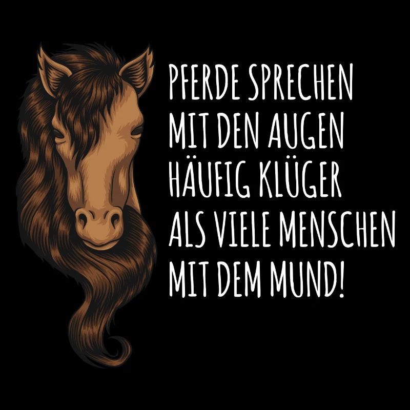 Schöner Pferd Spruch, Pferdesport Geschenk