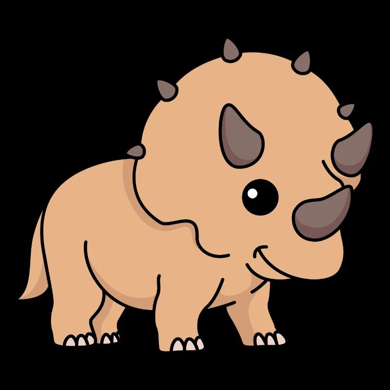 Dinosaur triceratops comic