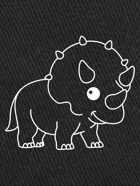 Dinosaur triceratops comic