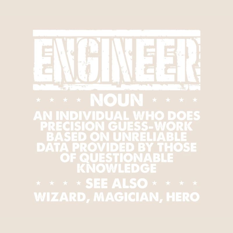 Engineer Gifts Precision Guesswork Wizard