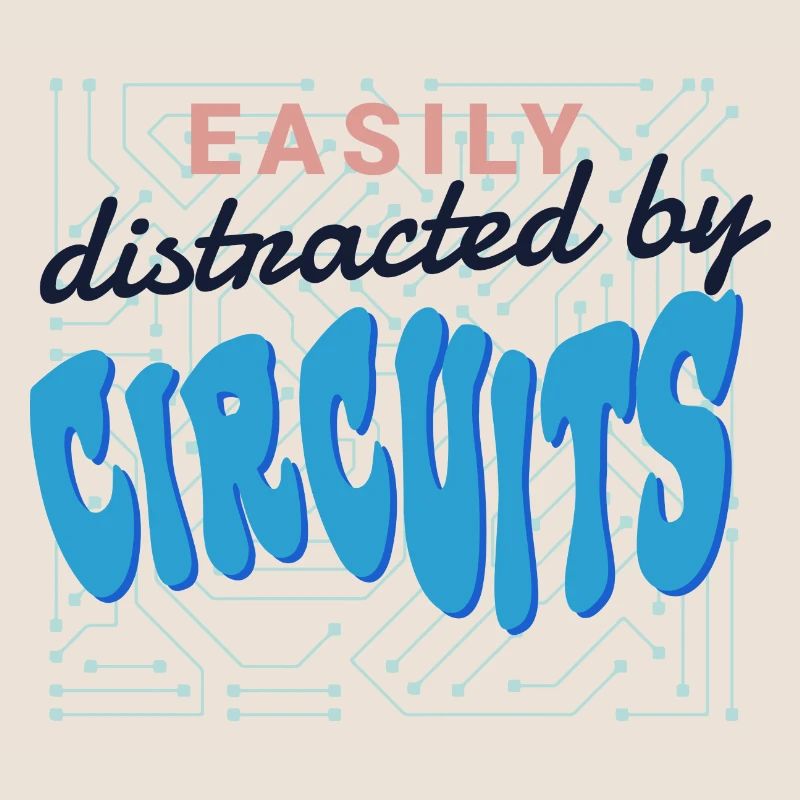 Distracted by Circuits Electrician Craftsman