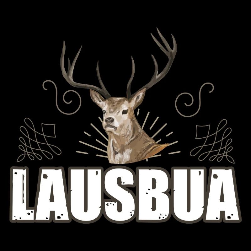 Lausbua Hirsch Lederhosen