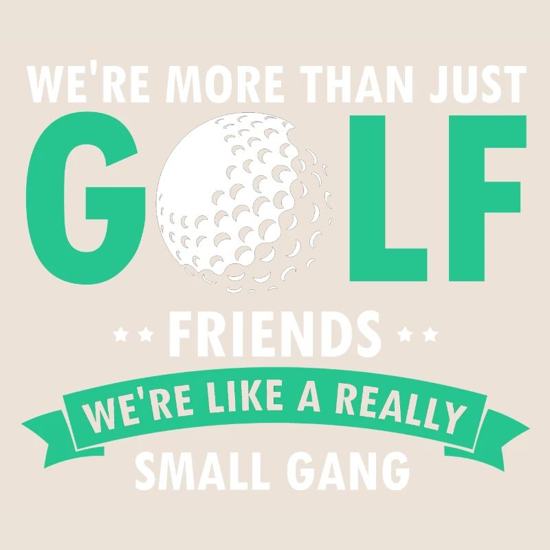 Plus que de simples amis de golf, nous sommes comme un petit gang