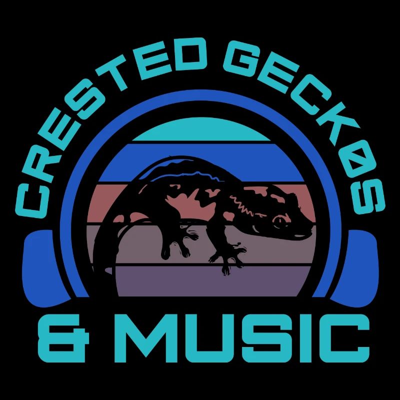 Notes de musique Crested Geckos Musician Clef