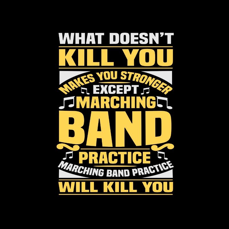 Marching Band Übung Kill You Marching Band Geschenk