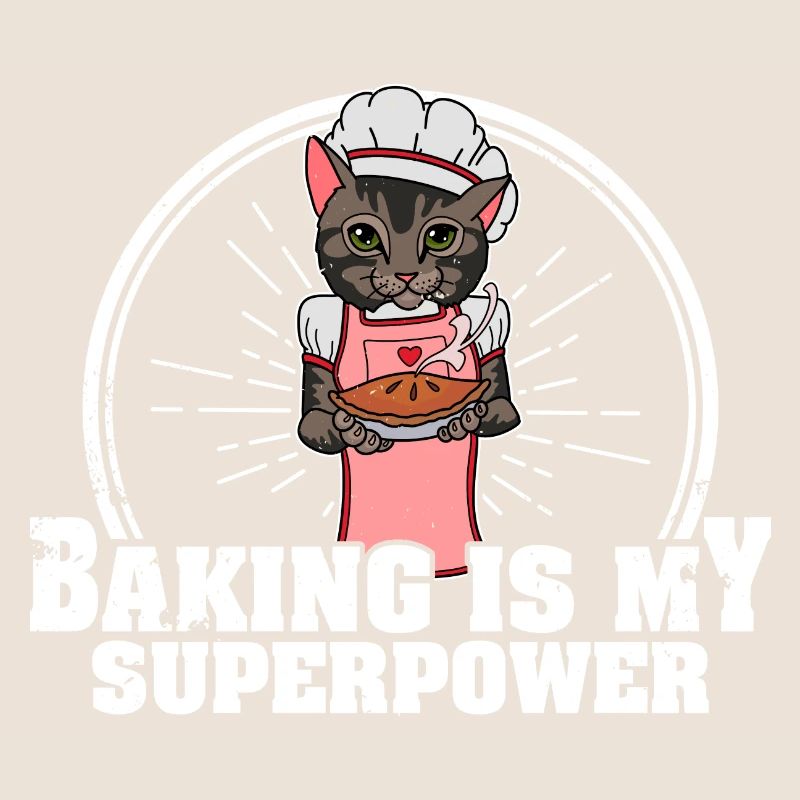 Cat Baker Hobby Baker Pastry Biscuits