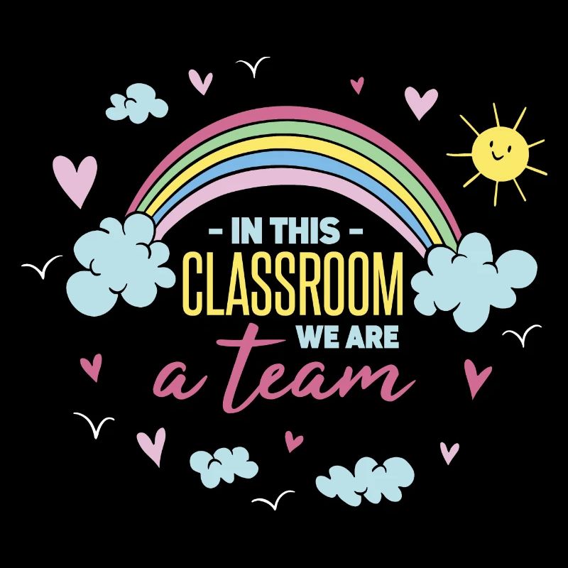 In diesem Klassenzimmer sind wir ein Team