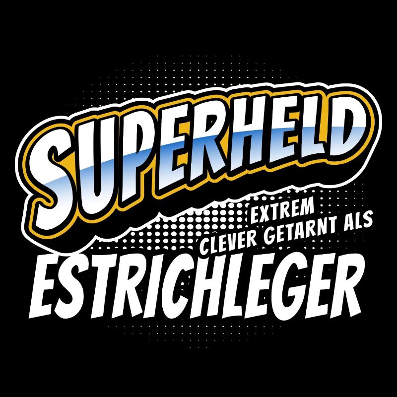 Superheld, clever getarnt als Estrichleger
