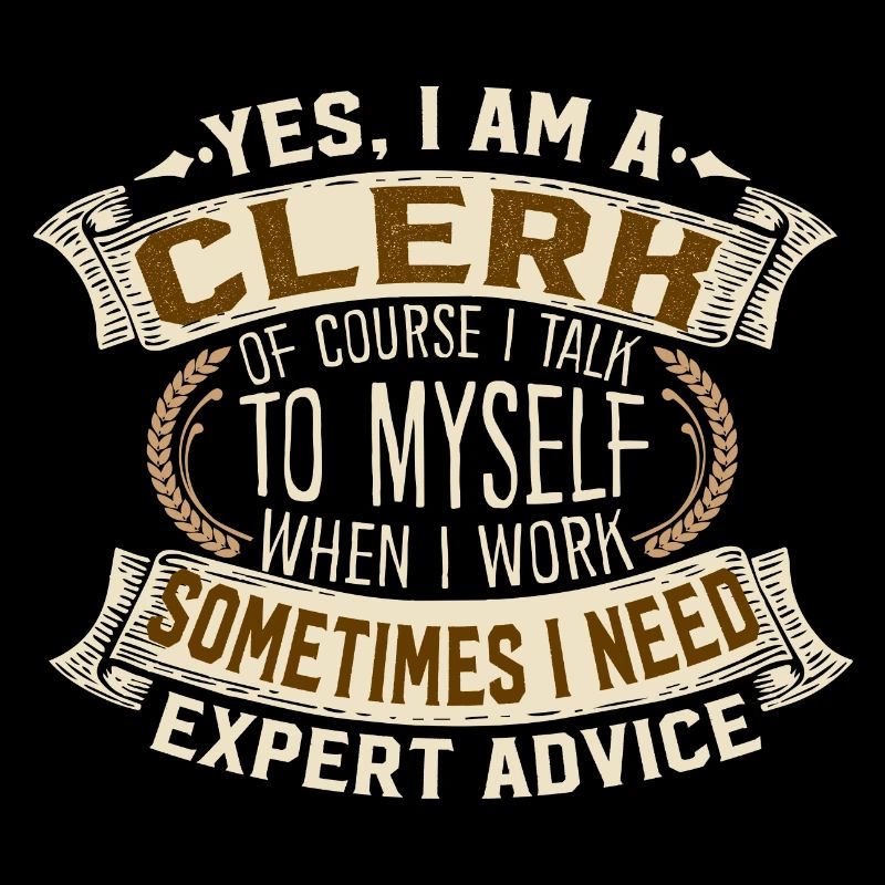 Clerk Self Talk Expert Advice Humor