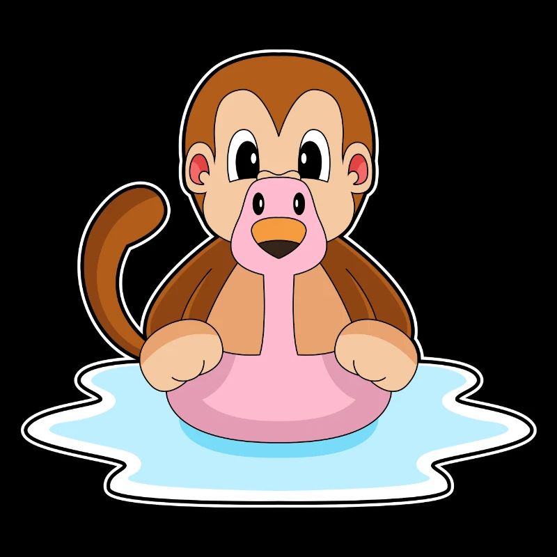 Singe Flamingo